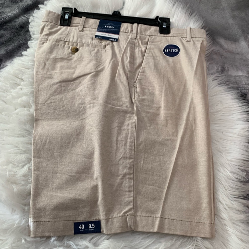 IZOD Newport Classic-Fit Oxford Stretch Shorts - Picture 2 of 8